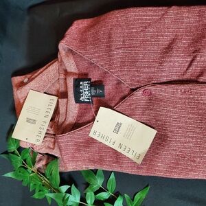 sleeveless jacket with buttons.pants.SET